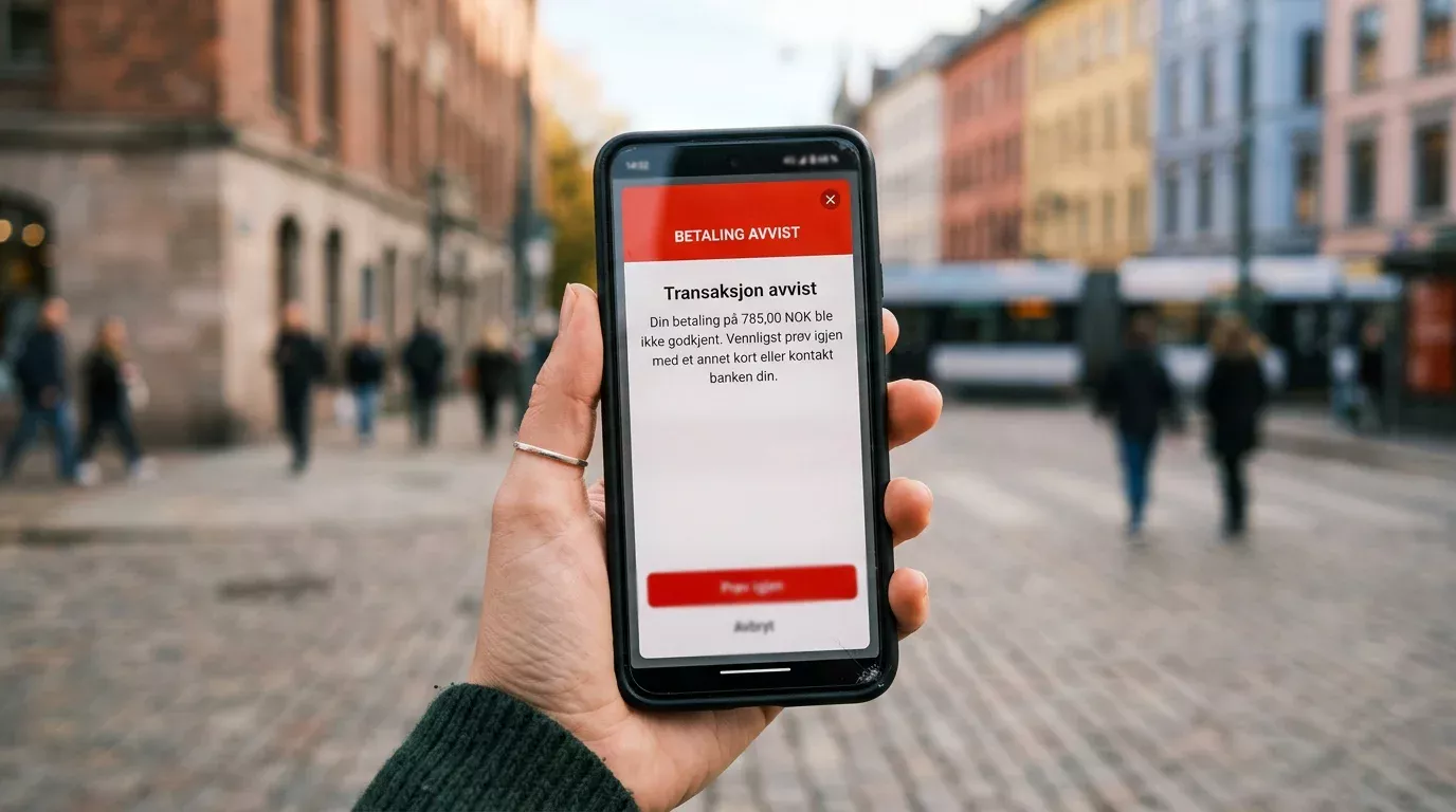 Visa-blokkering i norske banker for betting — MCC 7995 forklart